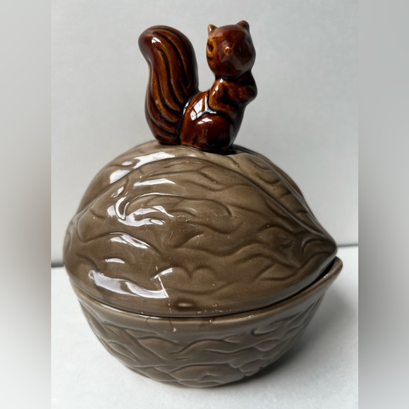 Other - Vintage Ceramic Squirrel Dish